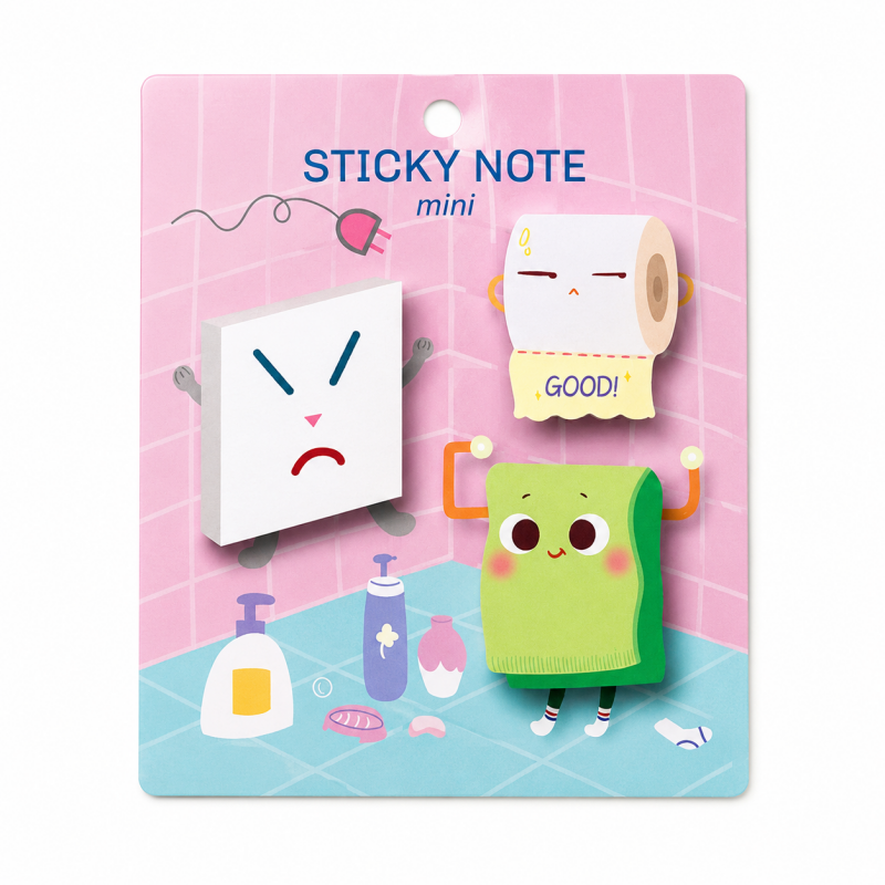 Childhood Shaped Sticky Note Set