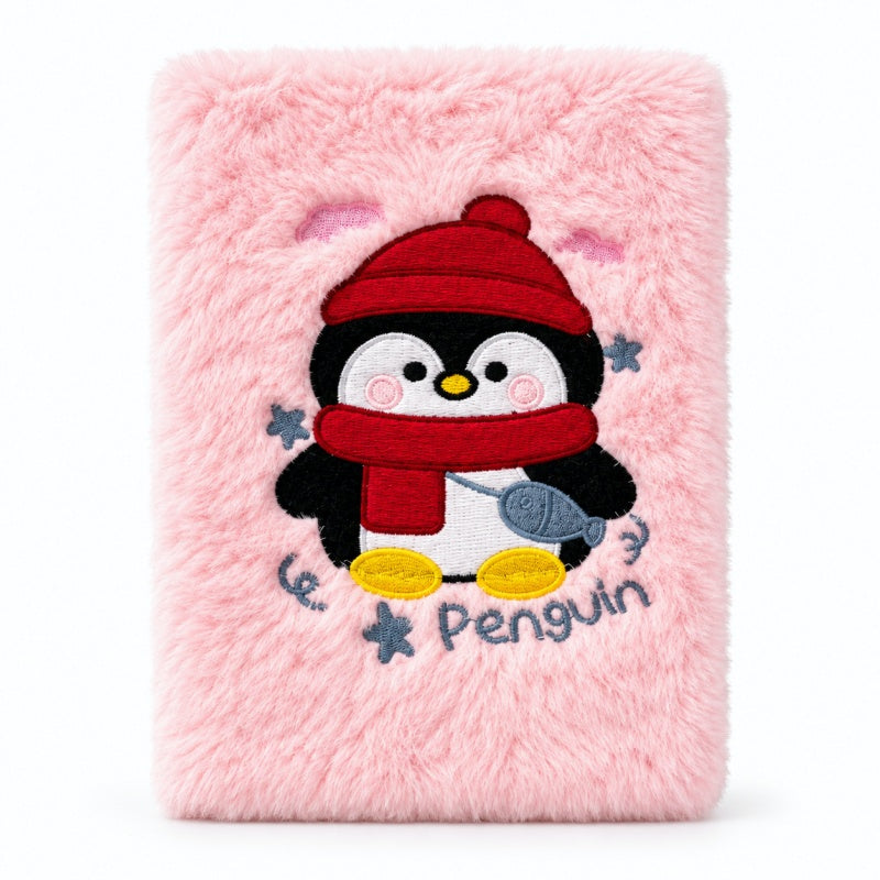 Cute Christmas Plush A5 Notebook