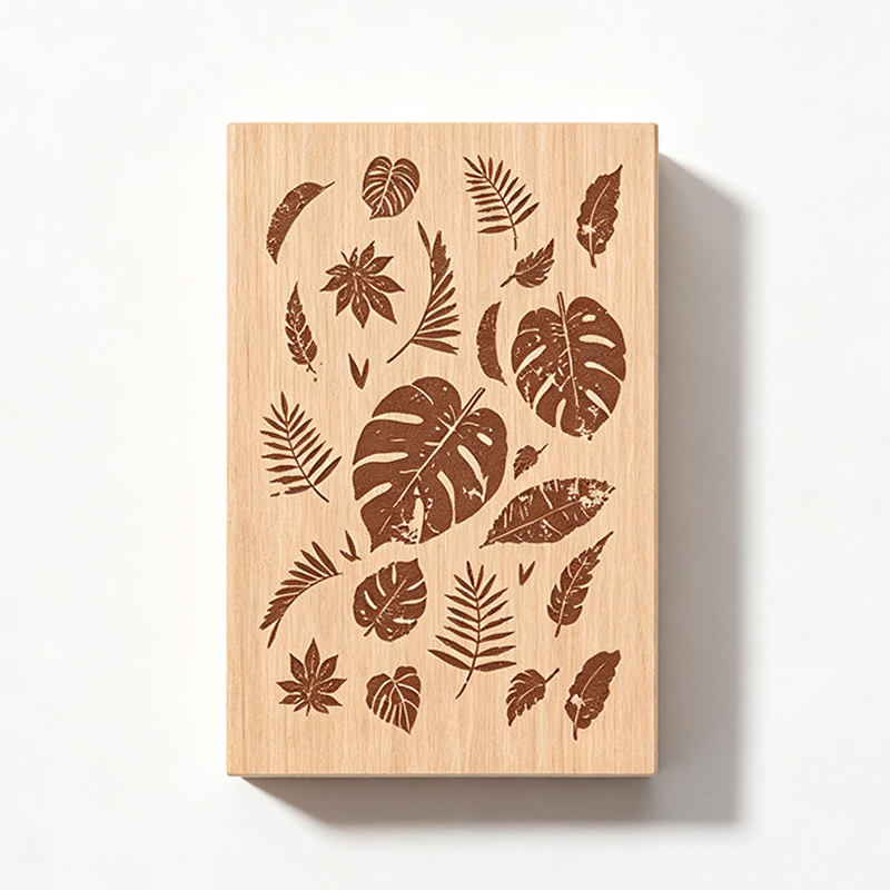 Forest Botanical Wooden Stamps