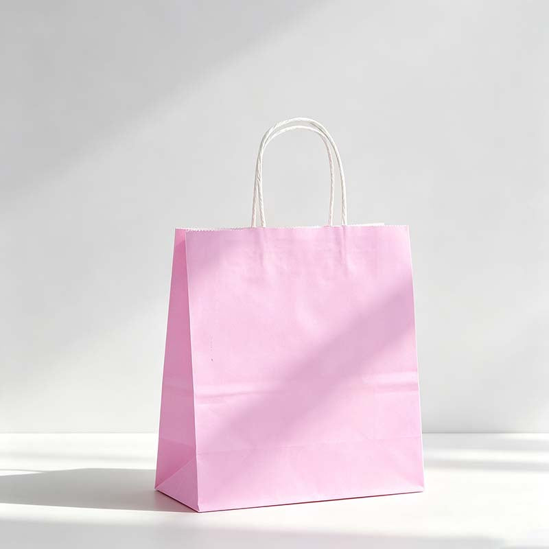 10 Custom Kraft Paper Shopping Bag