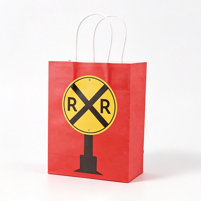 Train Party Paper Gift Bag