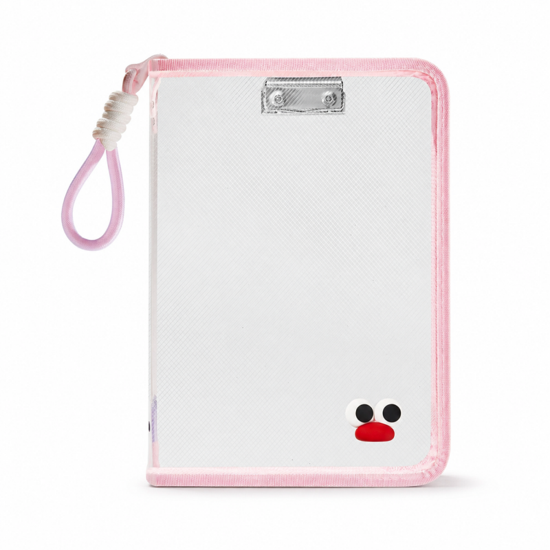 Pastel Transparent File Organizer Bag