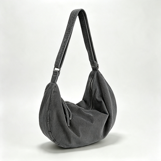 Soft Crescent Shoulder Bag