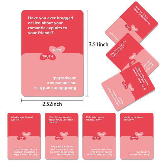 Truth Or Dare Question Card Box