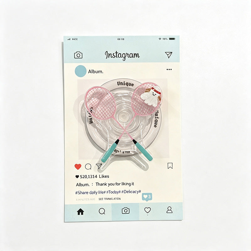 Sports Racket Magnetic Phone Grip