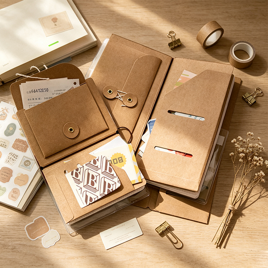 10 Kraft Paper TN Envelope Storage Folder