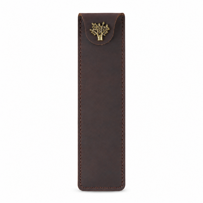 Vintage Genuine Leather Pen Case