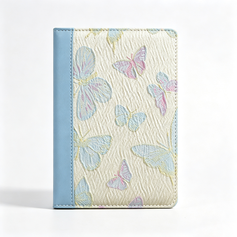 Flower Garden Fabric Notebook