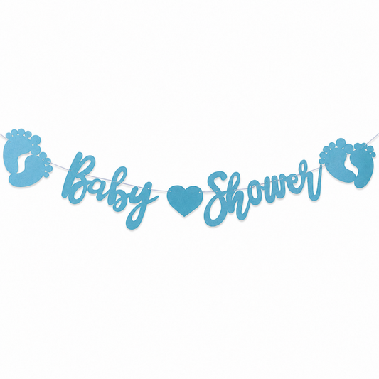 Floral Birthday Party Banner