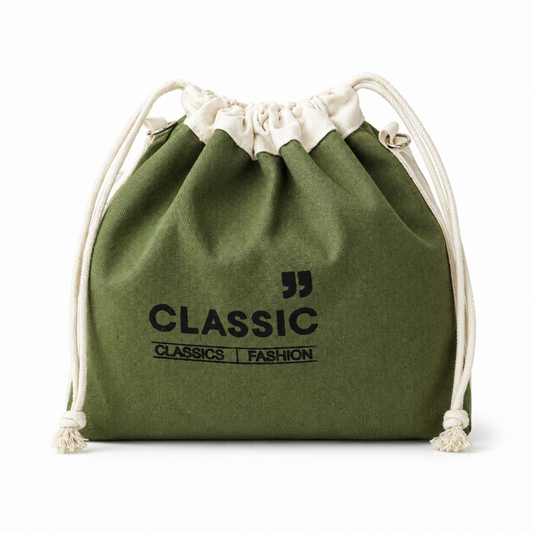 Canvas Splicing Lunch Shoulder Bag
