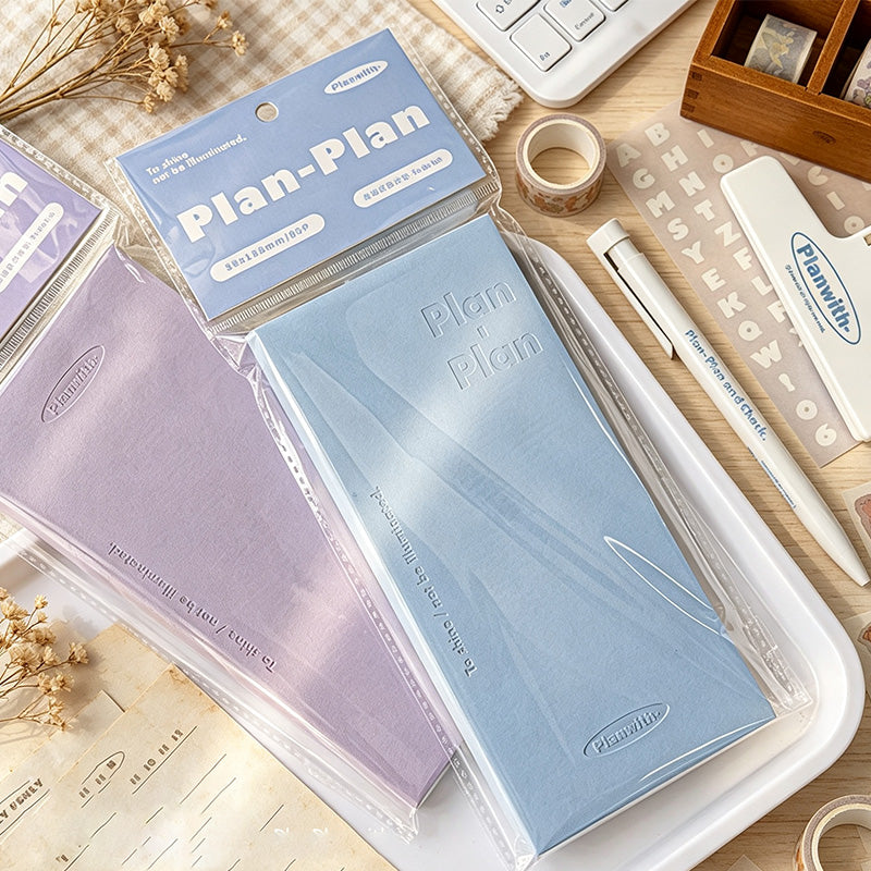 Plan Plan Slim To Do Notebook