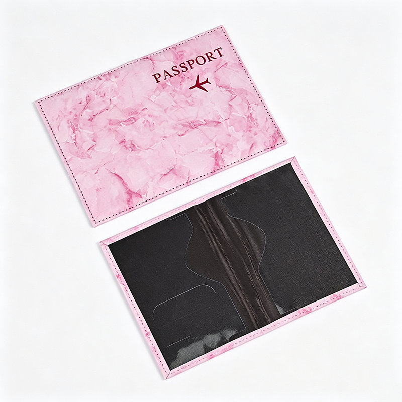 Marble Print Passport Holder