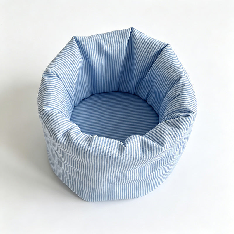 Drawstring Fabric Desk Organize Basket