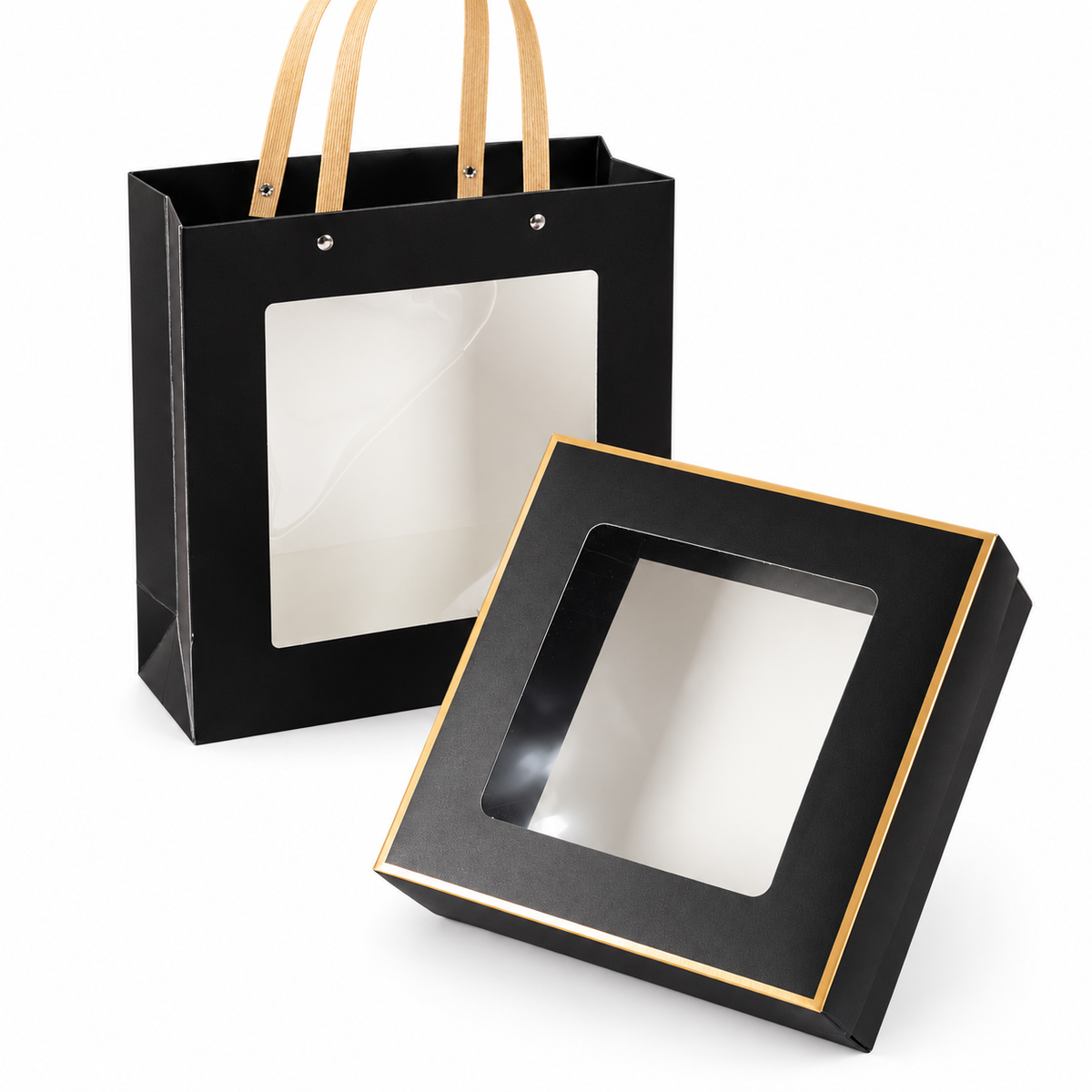 Window Gift Box and Bag Set