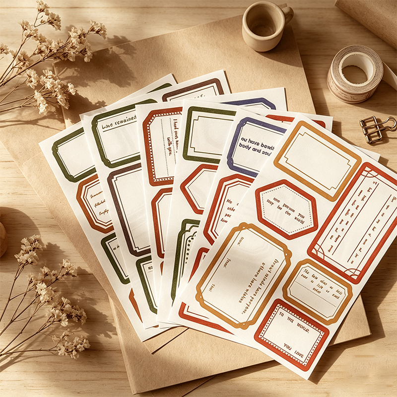 Elegant Frame Label Stickers