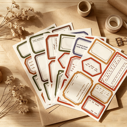 Elegant Frame Label Stickers