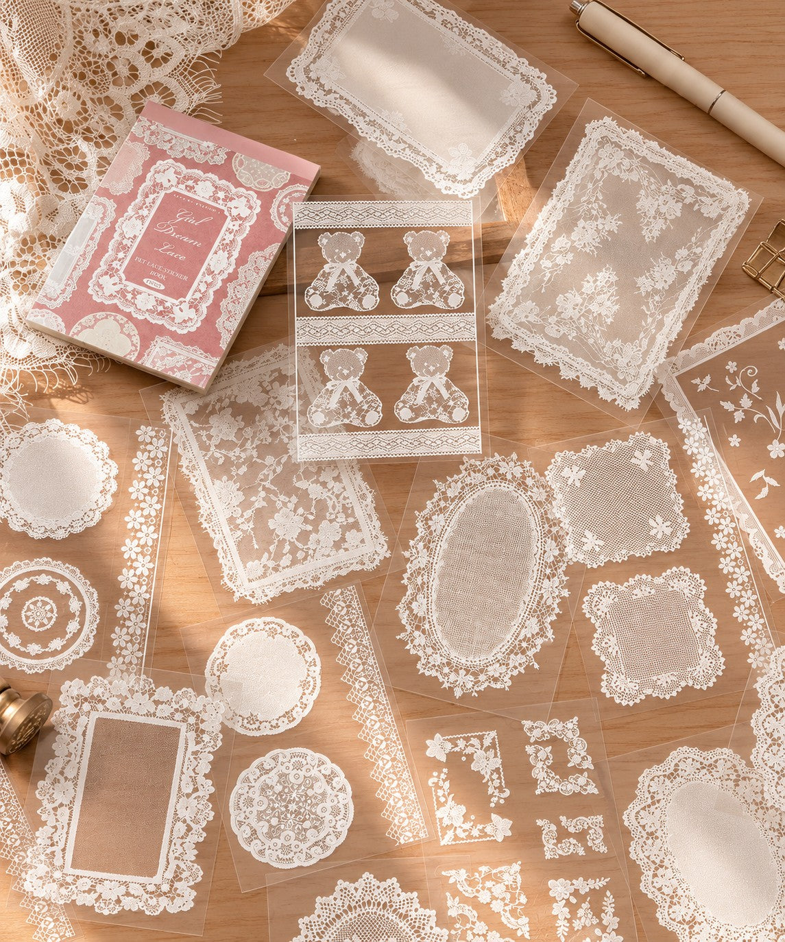 Ornamental Frame Vintage Sticker Sheet