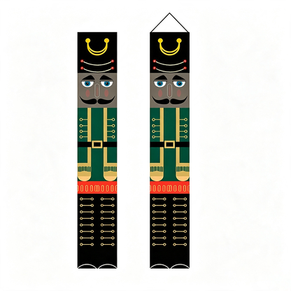 Christmas Porch Banner Door Decorations