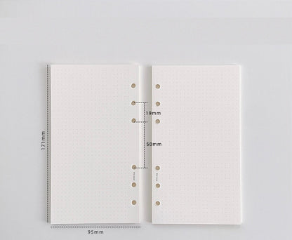 A6 Planner Binder Refill Paper