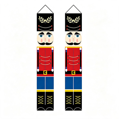 Christmas Porch Banner Door Decorations