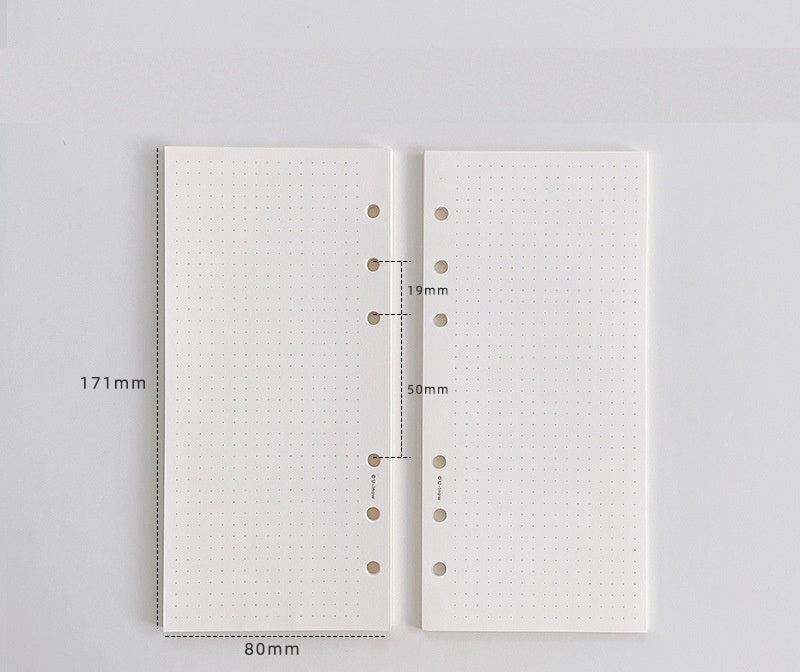 A6 Planner Binder Refill Paper
