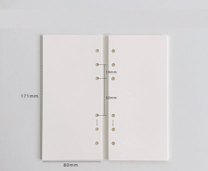 A6 Planner Binder Refill Paper
