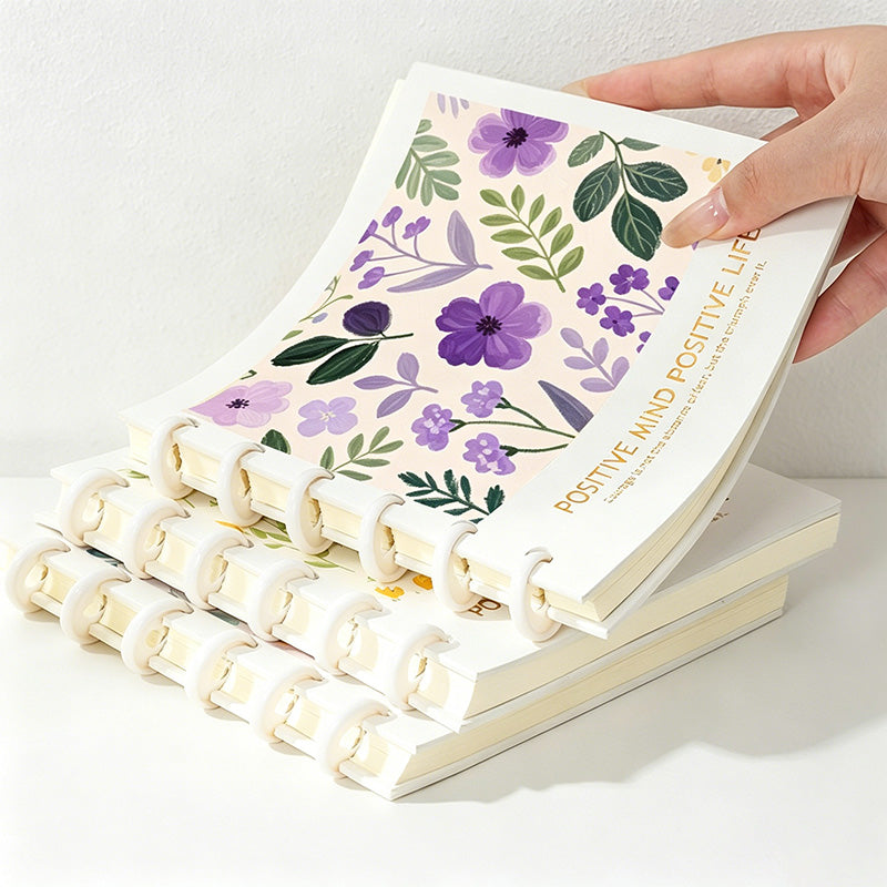 CouldNook Aesthetic Square Discbound Loose-Leaf Notebook