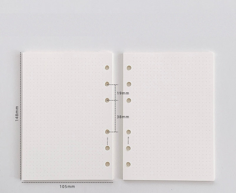 A6 Planner Binder Refill Paper