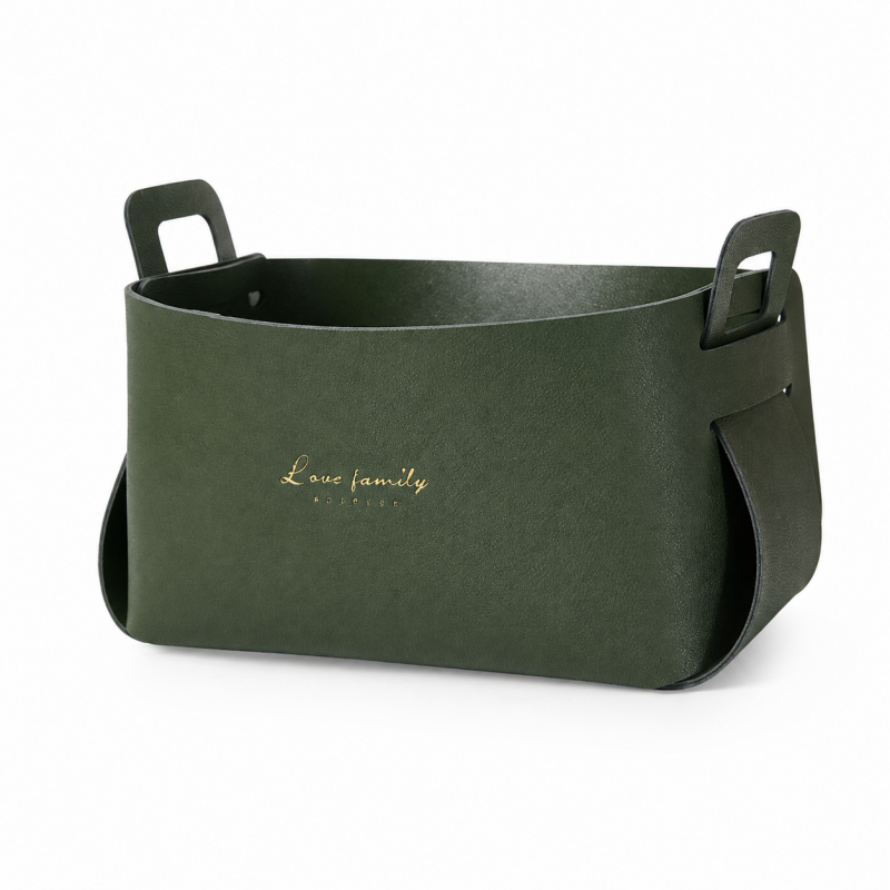 Foldable Handle Desk Storage Basket