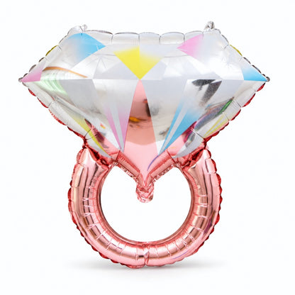 Diamond Ring Foil Balloon-50 Piece Pack