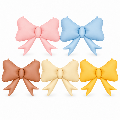 Pastel Bow Birthday Foil Balloon