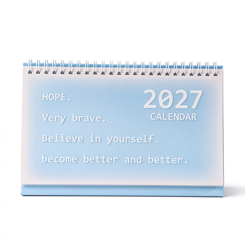 2027 Motivational Desk Calendar