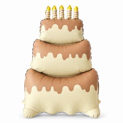 Standing Birthday Cake Foil Balloon