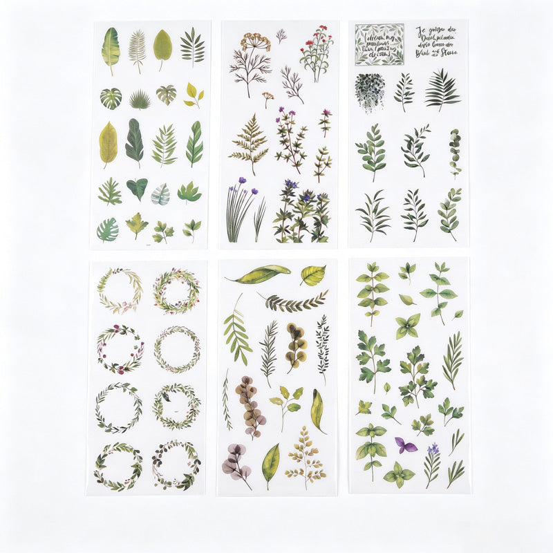 6PCS Washi Sticker Set