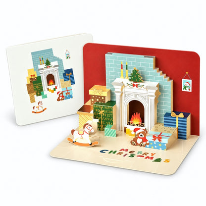 3D Pop-Up Christmas Cards with Gold Foil