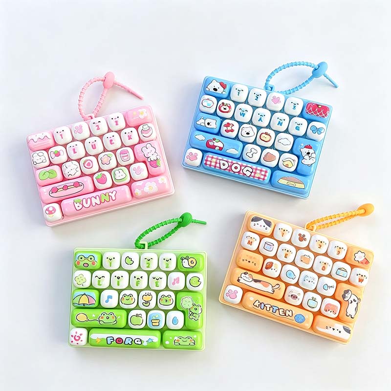 Animal Diary 26 Key Fidget Keychain