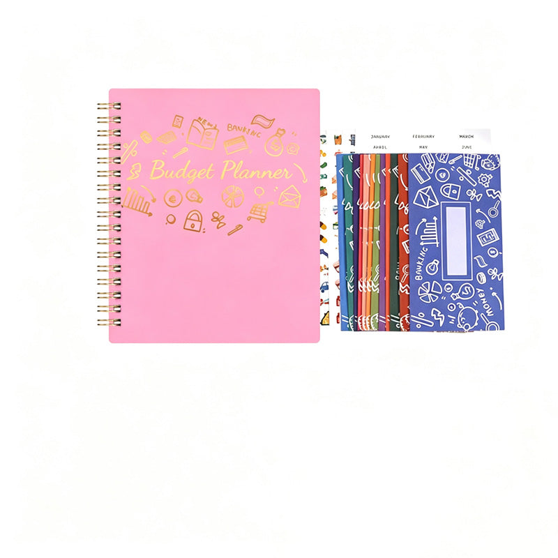 Monthly Budget Planner With Receipt Pockets