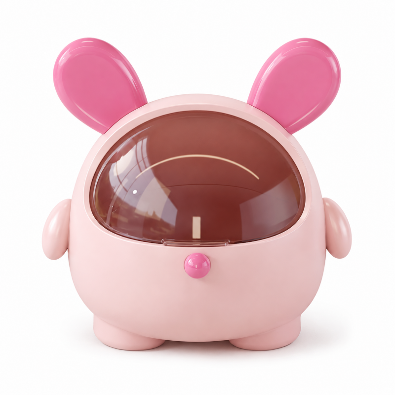 Cute Cartoon Desktop Storage Canister