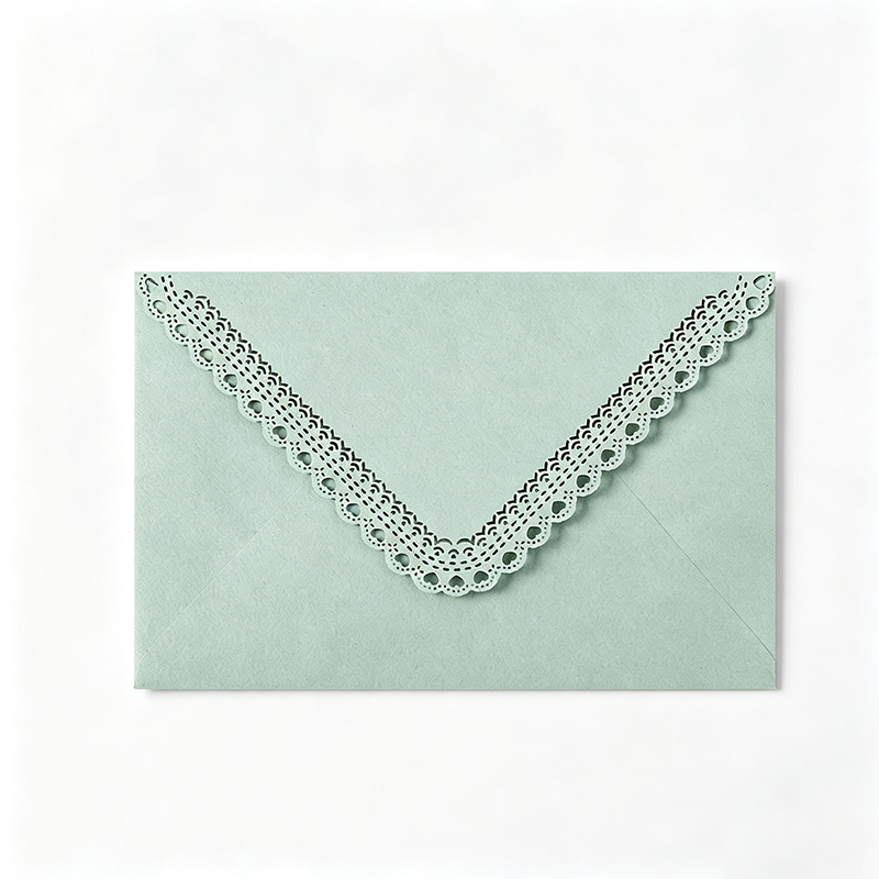 Lace Trim Color Envelopes