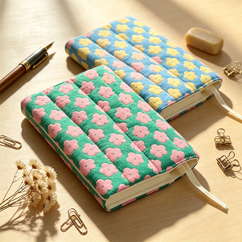 Small Floral Fabric Notebook Cover