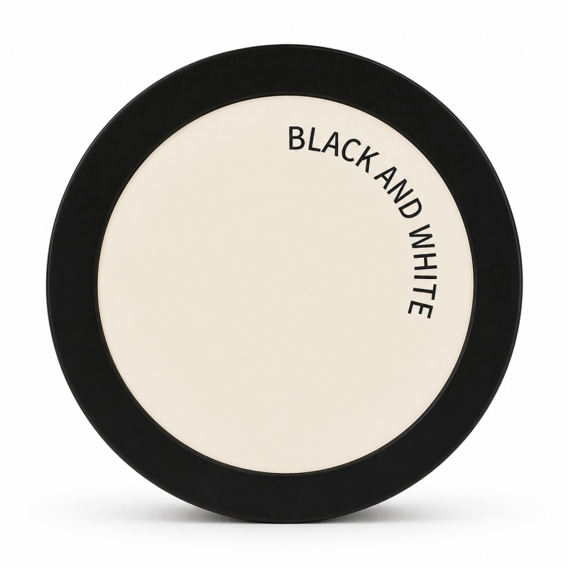 Monochrome Leather Look Coaster Set