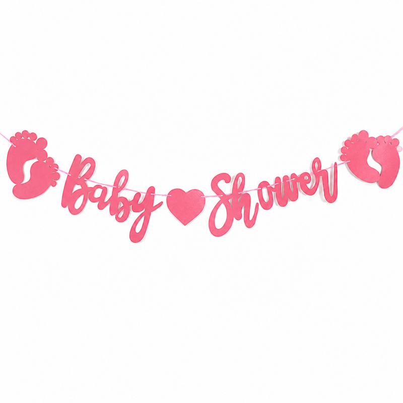 Floral Birthday Party Banner