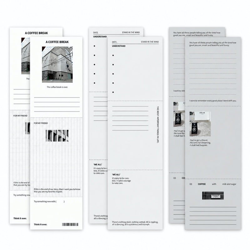 Memory Record Collage Paper Set