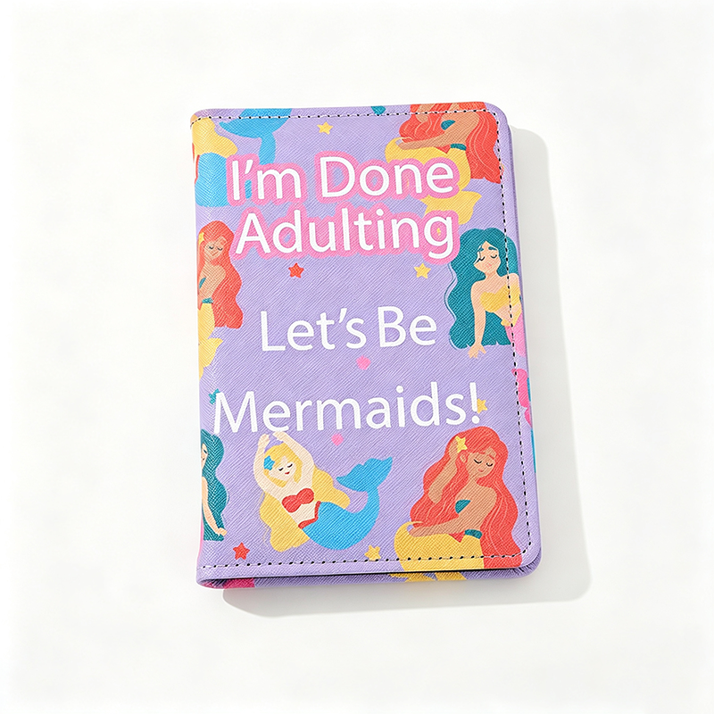 Letter Print Passport Holder