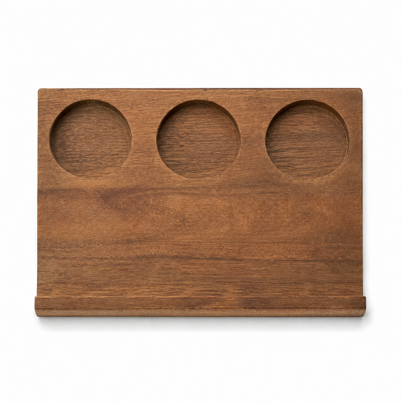 Wooden Coffee Cup Serving Tray