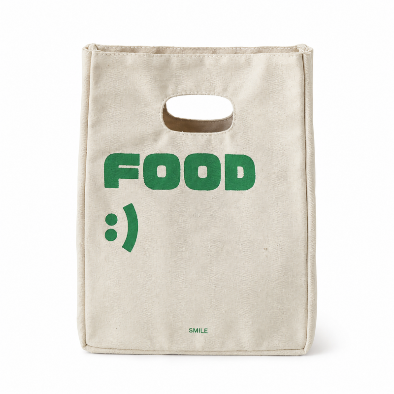 Canvas Insulated Lunch Handbag