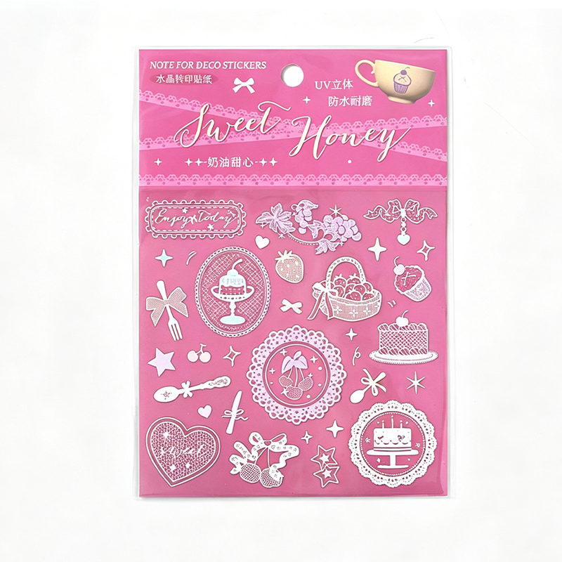 Vintage Lace Transfer Sticker Sheet