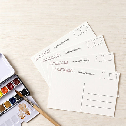 Blank Watercolor Postcards for DIY Painting