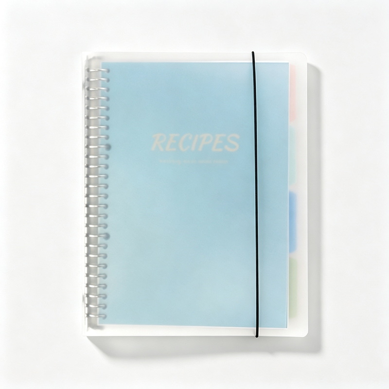 Waterproof Recipe Binder Notebook