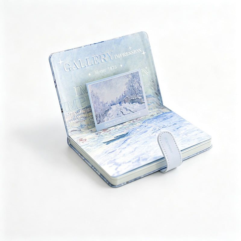 Monet Impression Magnetic PU Journal Notebook